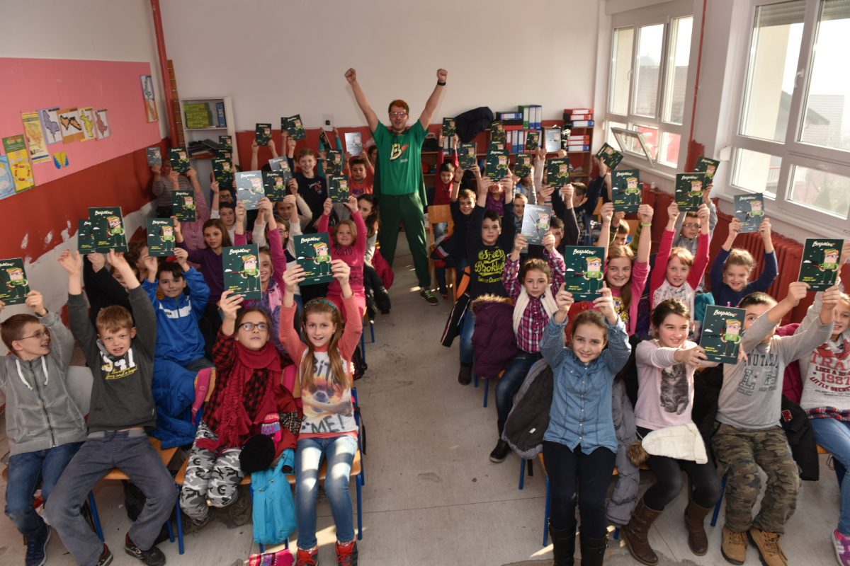 Beepster visited Hamdija Kreševljaković Primary School in Kakanj