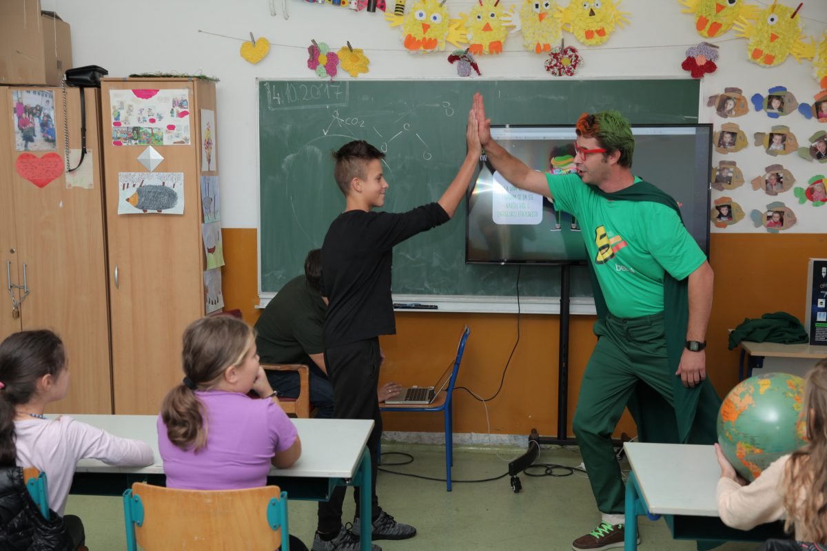 Beepster visited Elementary School Ivana fra Frane Jukića in Usora